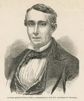 Impressions de William Walker Américain aventurier Président de la Nicaragoue finalement tué après une carrière remarquable Nicaragua Impressions: Le comte William de Orange-Nassau