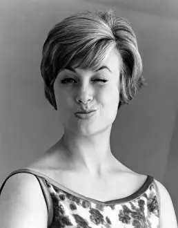 Vintage Model Photos Impressions: Winking Model