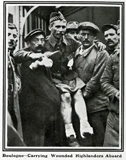 British Army In World War One Impressions: Wounded Highlander
