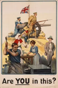 Affiches De La Première Guerre Mondiale Impressions: Es-tu dans cela