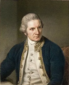 1775 Capitaine James Cook explorateur.