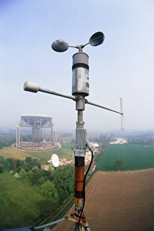Manchester England Landmarks Impressions: An anemometer