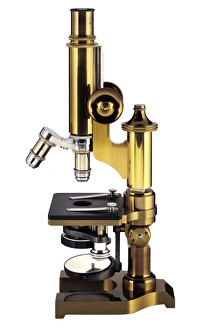 Antique Laboratory Equipment Impressions: Antique microscope