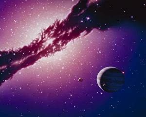 Cosmology Science Impressions: Artwork of the active Centaurus A galaxy