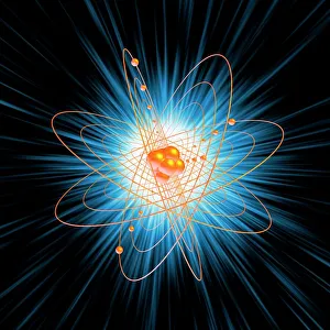 Images datées de 2008: Structure atomique, œuvre d'art