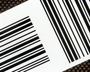 Impressions de Les codes-barres sont utilisés pour étiqueter des articles et stocker des informations telles que les prix et les descriptions de produits Images datées de 2009 février: Barcodes