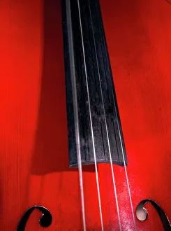 Impressions de Les cordes du violon vibrant. La vibration des cordes combinée avec le dessin et la forme de l'instrument produit des sons musicaux Images datées de 2005 septembre: Doigts du violoncelle