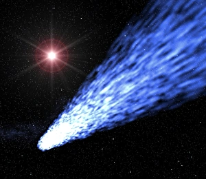 Space Astronomy Images Impressions: Comet and Sun