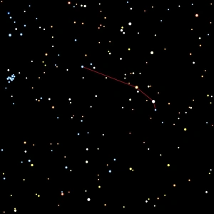 Zodiac Constellations Impressions: Computer artwork of the constellation of Aries