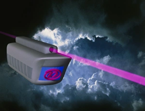 High Tech Communications Impressions: Computer artwork of e-mail train on superhighway