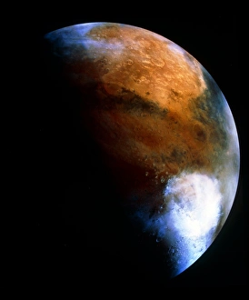 Space Exploration Pictures Impressions: Computer-mosaic image of Mars