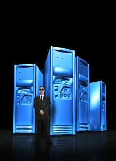 Impressions de Modèle autorisé pour l'utilisation de matériel informatique et protégation des données sensibles contre les attaques malveillantes ou non autorisées par un tiers Images datées de 2010 septembre: Sécurité informatique, image conceptuelle