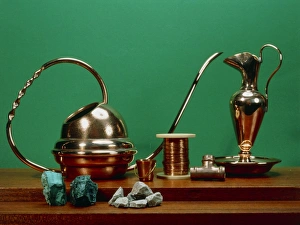 Transition Metal Properties Impressions: Copper objects and ores