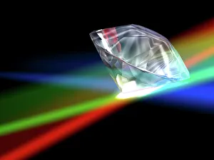 Images datées de 2007: Diamant, œuvre d'art informatique