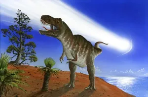 Dinosaures Impressions: L'extinction des dinosaures, œuvre d'art