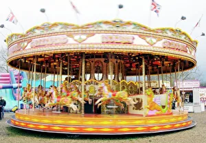 Affiches anciennes: Carrousel de foire