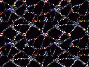 Images datées de 2007: Répartition de la galaxie, œuvre d'art informatique
