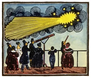 Comète de Halley, œuvre dart du XIXe siècle