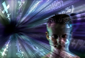 Brain Function Illustration Impressions: Intelligence, conceptual image