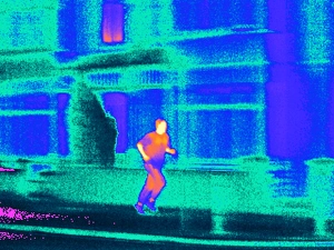 Thermography Images Impressions: Jogging, thermogram