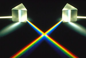 Refraction Of Light Impressions: Light through prisms
