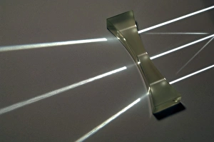 Refraction Of Light Impressions: Light rays and concave prism