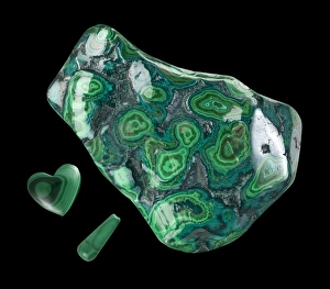 Malachite Mineral Impressions: Malachite