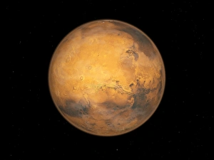 Martian Landscape Impressions: Mars, artwork