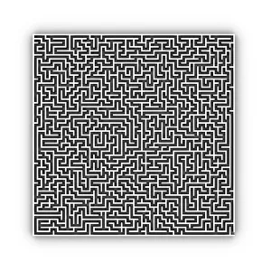 Images datées du 27 août 2008: Labyrinthe d'art informatique