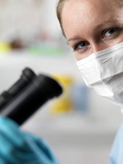 Laboratory Equipment Use Impressions: Microscope use