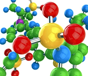 Science Illustrations Online Impressions: Molecular structure