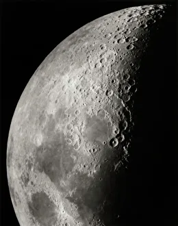 Moon Surface Features Impressions: Moon surface detail