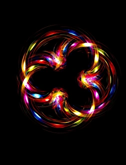 LED Light Installation Impressions: Multicoloured lights
