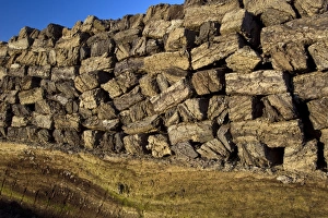 Goldenstedter Moor Impressions: Peat stack C018 / 0881