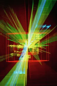 Physique Impressions: L'interaction de particules au CERN.