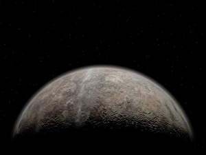 Système Solaire Impressions: Planète Pluto, œuvre d'art