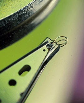 Electronic Data Storage Impressions: Read / write head of a hard disk