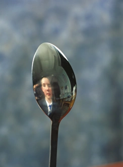 Model Released Images Impressions: Reflection in a spoon