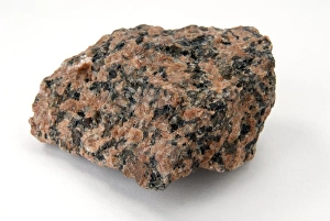 Igneous Rock Formation Impressions: Sample of granite