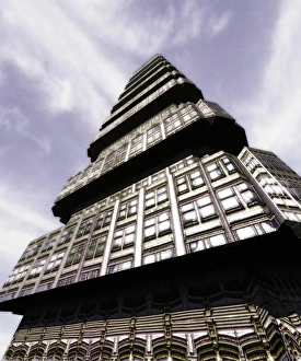 City Tower Architecture Impressions: Skyscraper, computer artwork