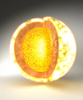 Astronomical Illustration Impressions: Sun internal structure