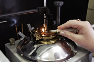 Testant le carburant moteur