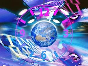 Solar System Artwork Impressions: Time machine
