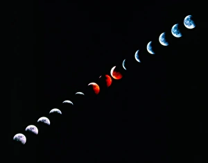 Planetary Science Pictures Impressions: Total eclipse of the Moon in December 1992