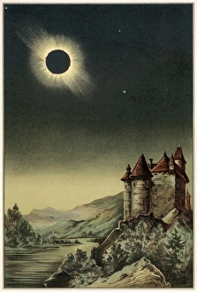 Images datées du 8 mars 2011: L'éclipse solaire totale de 1842
