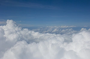 Aerial View Of Clouds Impressions: View above clouds