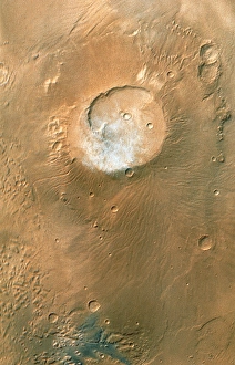 Le volcan sur Mars