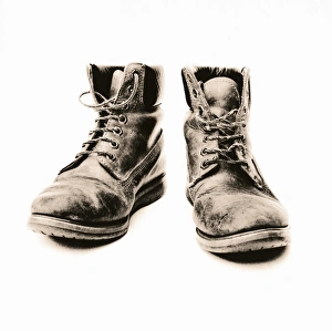Construction Worker Shoes Impressions: Workers boots