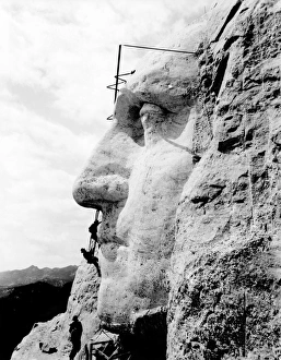 Mount Rushmore National Memorial Impressions: Working on Mount Rushmore