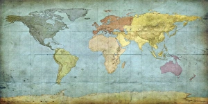 World Map Illustration Impressions: World map
